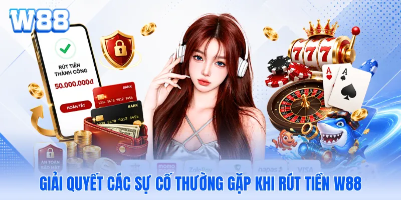 Giải quyết các sự cố thường gặp khi rút tiền W88 Giải quyết các sự cố thường gặp khi rút tiền W88