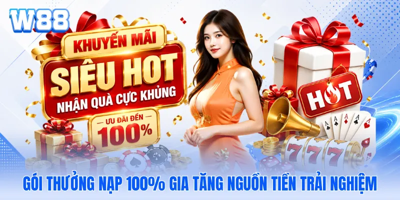 Gói thưởng nạp 100% gia tăng nguồn tiền trải nghiệm Gói thưởng nạp 100% gia tăng nguồn tiền trải nghiệm