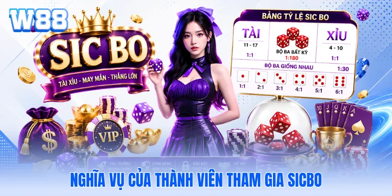 Nghĩa vụ của thành viên tham gia sicbo Nghĩa vụ của thành viên tham gia sicbo